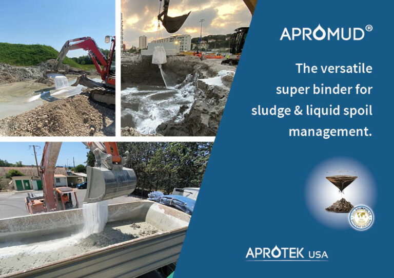 apromud super binder for sludge management