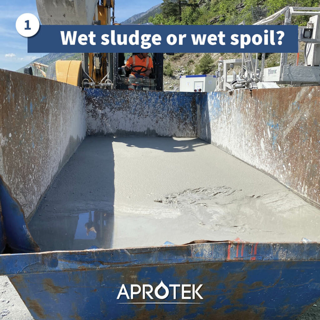 sludge dewatering with apromud